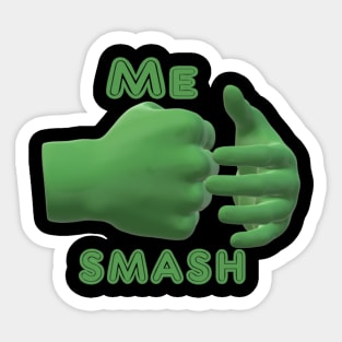 Me Smash Sticker